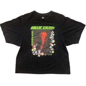 Billie Eilish Black and Takashi Shirt
